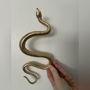 Gold decorative snake